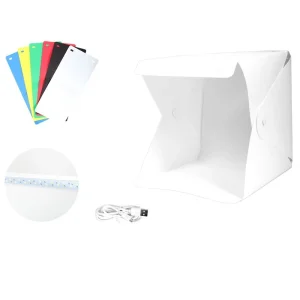 Lightbox 23cm sa 40 LED dioda foto kocka šator sa rasvetom
