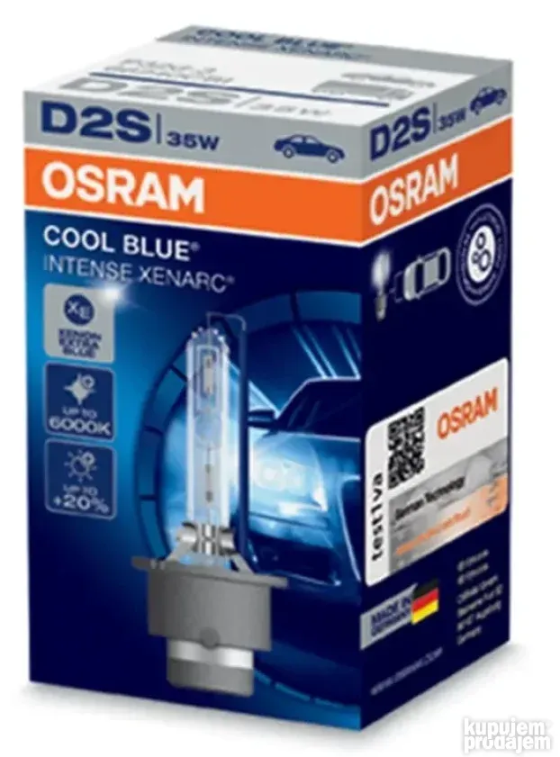 Sijalica 12V D2S 35W Xenon Osram CoolBlue 6000K