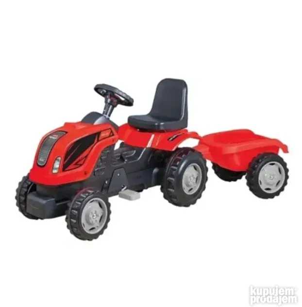 Decija Traktor na pedale sa prikolicom