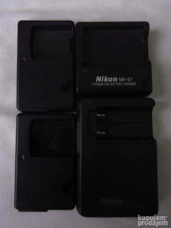 Originalni Nikon punjaci, vise razlicitih modela