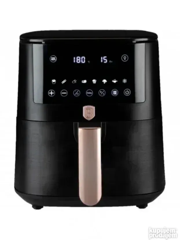 BERLINGER HAUS BH/9344 Black Silver Collection AirFryer Sütő 1500W fekete