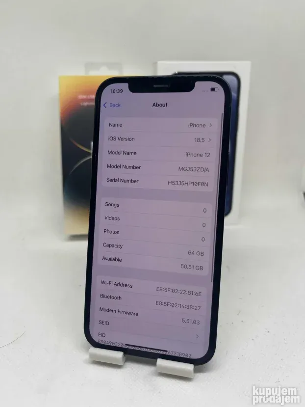 Iphone 12 64gb bh100%