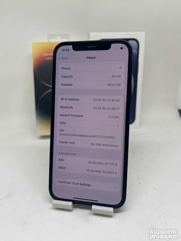 Iphone 12 64gb bh100%