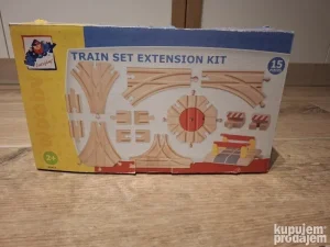 Brio drvene igračke i dodatni set za šine