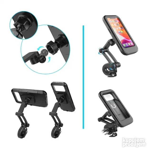 Vodootporni drzac za mobilni telefon za trtinet,bicikl,motor