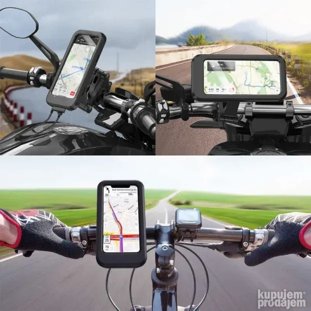 Vodootporni drzac za mobilni telefon za trtinet,bicikl,motor