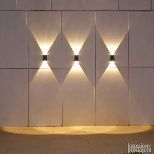 SOLARNA ZIDNA LAMPA solarna lampa za dvoriste dekorativno