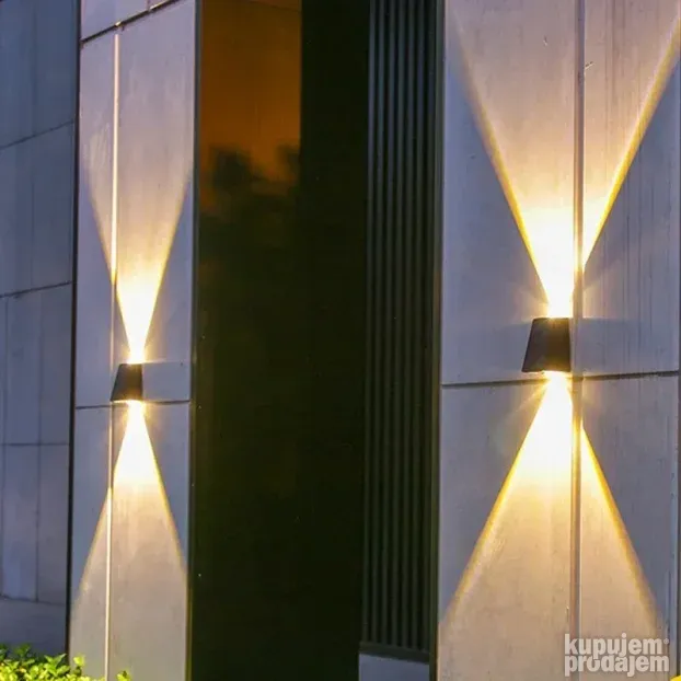 SOLARNA ZIDNA LAMPA solarna lampa za dvoriste dekorativno