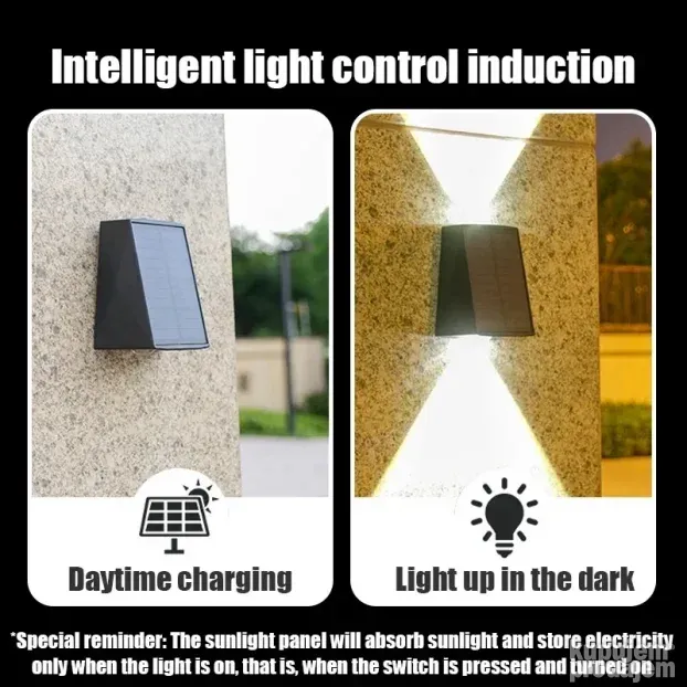 SOLARNA ZIDNA LAMPA solarna lampa za dvoriste dekorativno