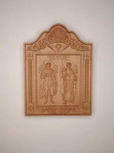Sv. Arhangel Mihailo i Gavrilo (ikona - duborez)