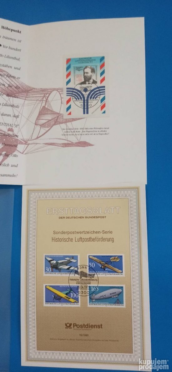 100 godina ljudskog leta markice