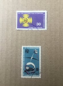 POŠTANSKE  MARKICE  -  CUBA,  1965 godina,  2 kom.