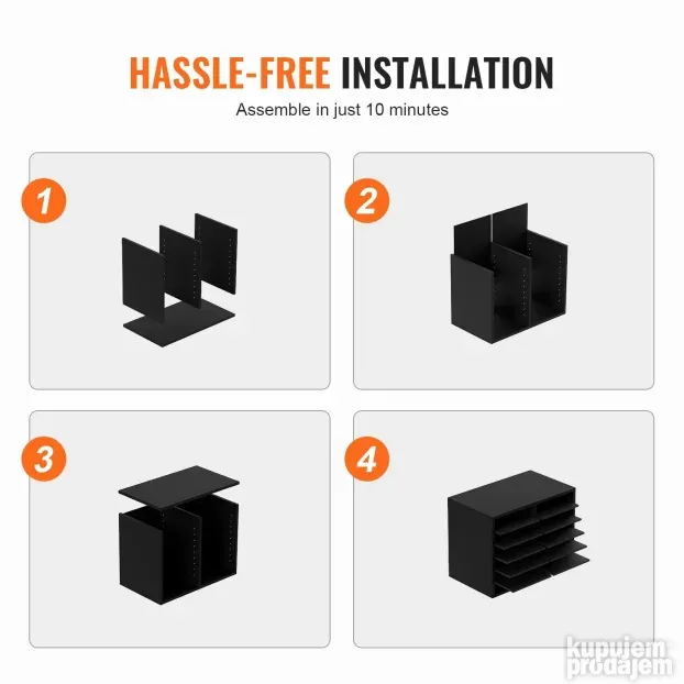 Drveni Organizator Za Literaturu 12 Pregrada