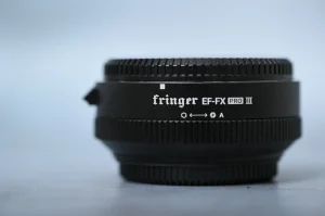Fringer EF-FX Pro III Adapter - Novo (EF na X-mount)
