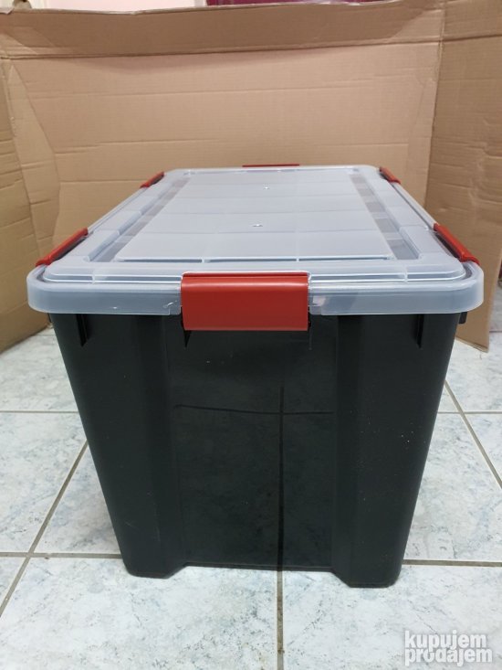 Plasticna Kutija za Odlaganje 59x39x38cm 70L - Iris #1