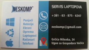 Servis-prodaja novih -polovnih računara i delova