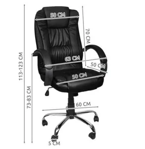 Kancelarijska Stolica Crna Malatec ( Besplatna Postarina )