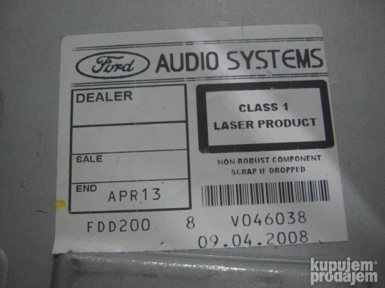 cd radio ford 6000 cd-sampanj za auta ford
