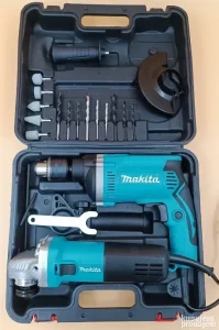 Makita Brusilica i Busilica komplet u koferu sa alatomm