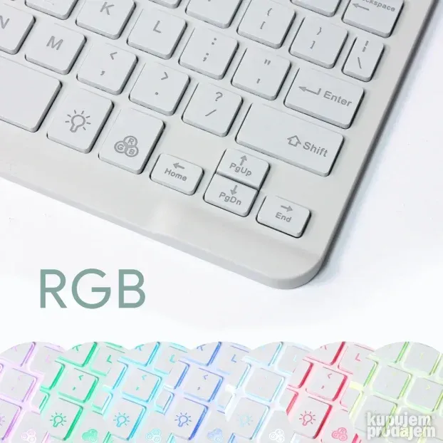 Futrola sa tastaturom i misem za ipad 7 10.2roze