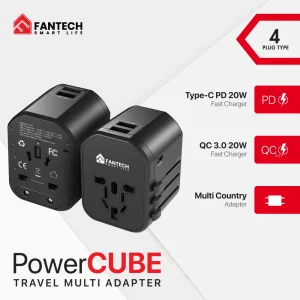 Univerzalni Adapter Fantech TAC1 Power Cube 20W, PD, 20W
