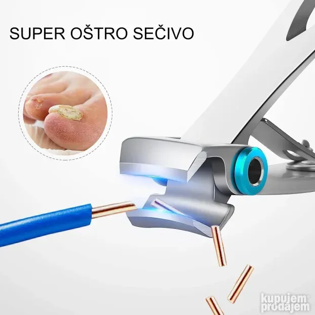 VELIKA grickalica za debele urasle nokte otvor sekača 15mm