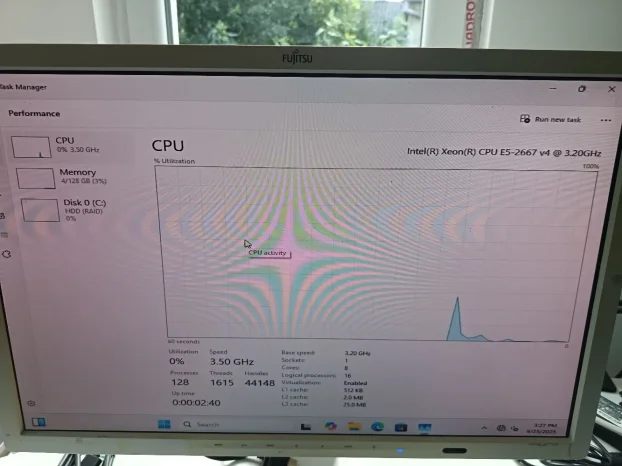 Dell T430 E5-2667 v4 128 GB H730 Raid + HBA330 16x sff
