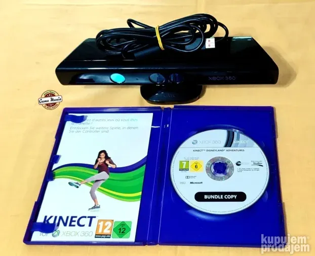 Kinect senzor XBox 360 + Orig. Igra - Disneyland