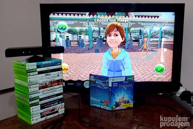 Kinect senzor XBox 360 + Orig. Igra - Disneyland