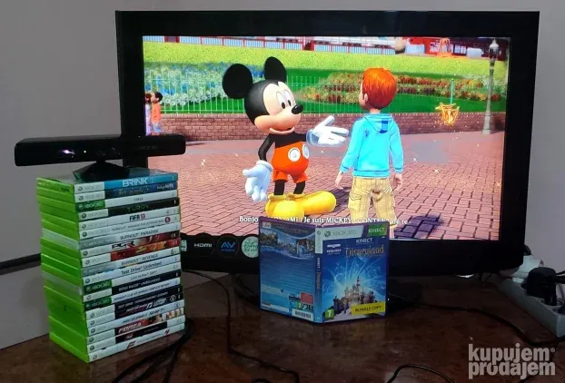 Kinect senzor XBox 360 + Orig. Igra - Disneyland