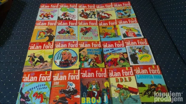 Alan Ford/Vjesnik/Lot 20 stripova