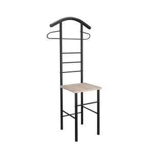 Stalak za odelo - 118 cm, crna boja