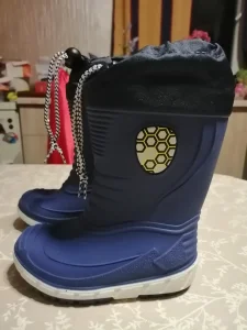 Plave gumene Italijanske čizmice 24