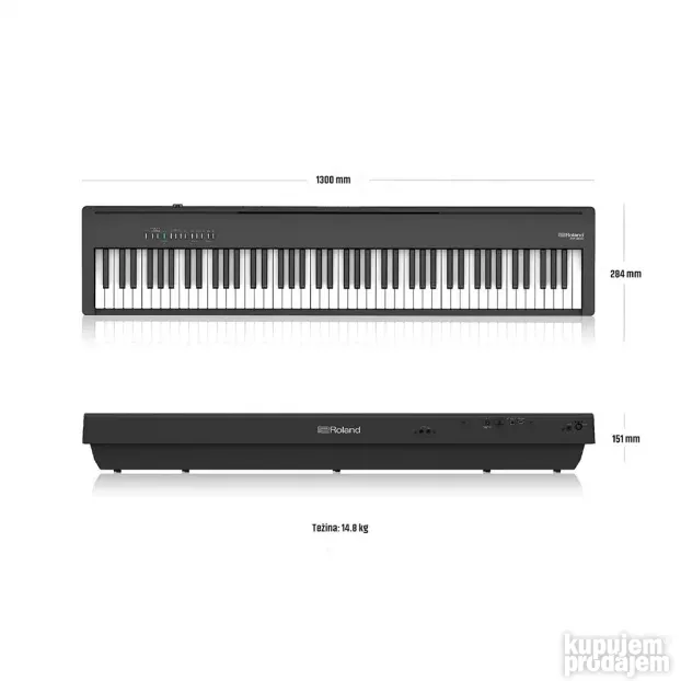 ROLAND FP-30X WH Digital Piano
