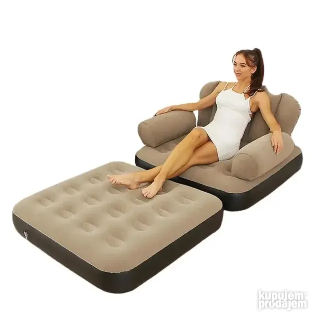 LAZY Sofa -  Kauč na naduvavanje Kauč  - Spoljna lenja 5 u 1