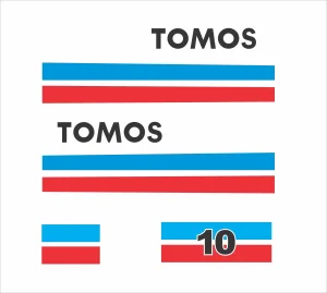 TOMOS 10 nalepnice za pentu