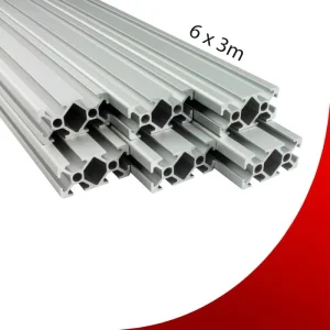 Aluminijumski profil CLAK 20x40x3000mm-SET