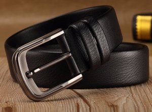 Kozni muski kais - Crni Model 2