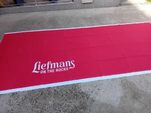 cirada platno crvena Liefmans 3,60x1,60m kao nova