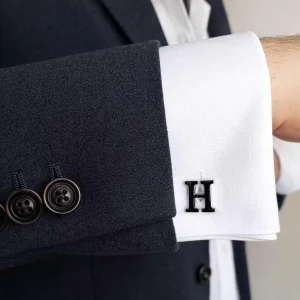 Hermes Paris srebrna dugmad za manzetne za kosulju