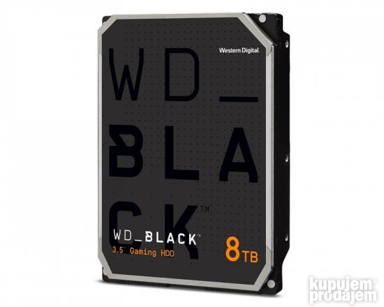 WD 8TB 3.5" SATA III 256MB 7.200rpm WD8001FZBX Black