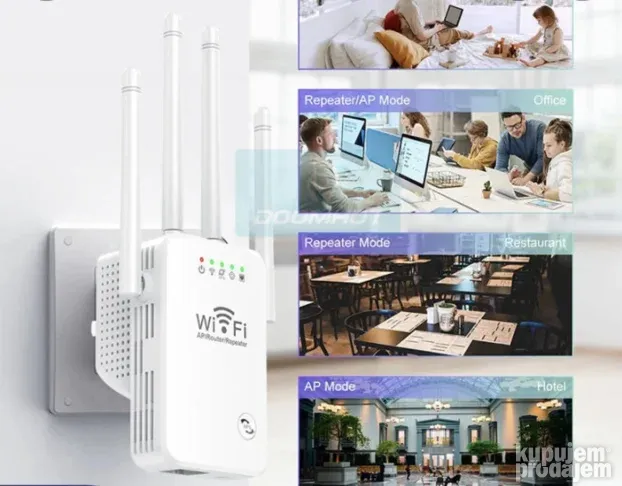 4 antene ruter uticnica za pojacavanje wifi signala ripiter