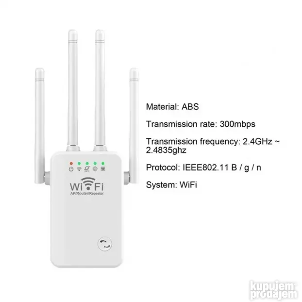 4 antene ruter uticnica za pojacavanje wifi signala ripiter