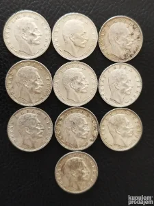 Dinari 1915, 10 komada