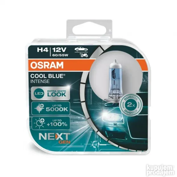 Osram H4 sijalica duo cool.blue next gen par