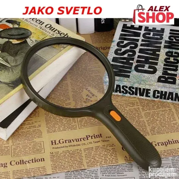 Velika LED lupa sa osvetlenjem za čitanje učenje popravke