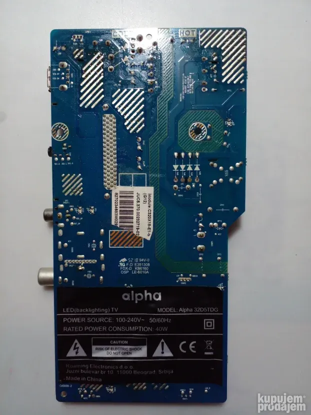 JUC.820.00213099 HLS80JS za tv Alpha 32D5TDG