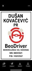 Vozac B kategorije (safe driver)
