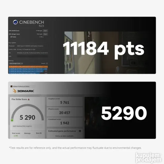 Beelink EQ AMD R9 6900HX 8C/16T, 24GB DDR5, 500GB, Win11PRO