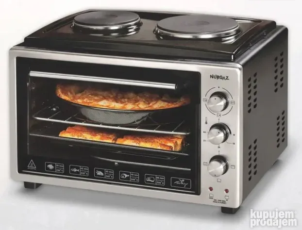 Rerna elekrična pecnica 40 lt na struju šporet ringlom NOVO